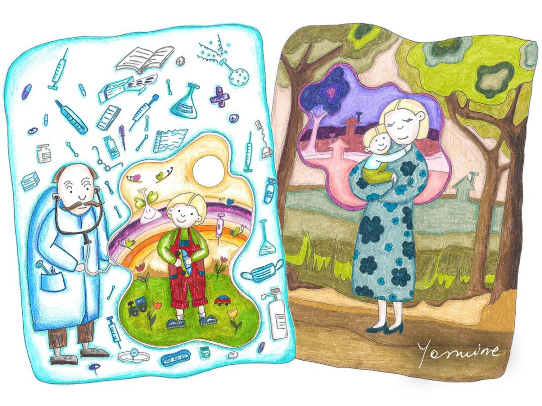 Matala i jej życie bez społecznych etykietek - ilustracja autorstwa Yasmine